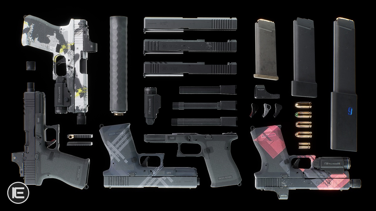 Media 1 for listing IE Ultimate Modular Kit – Extraction Shooter Pistol - 9TD
