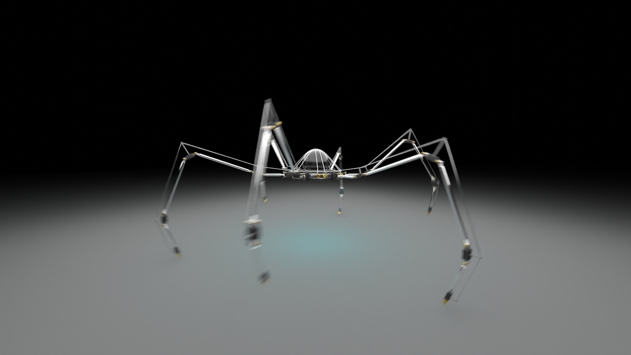 الوسائط 1 للقائمة mechanical spider walking