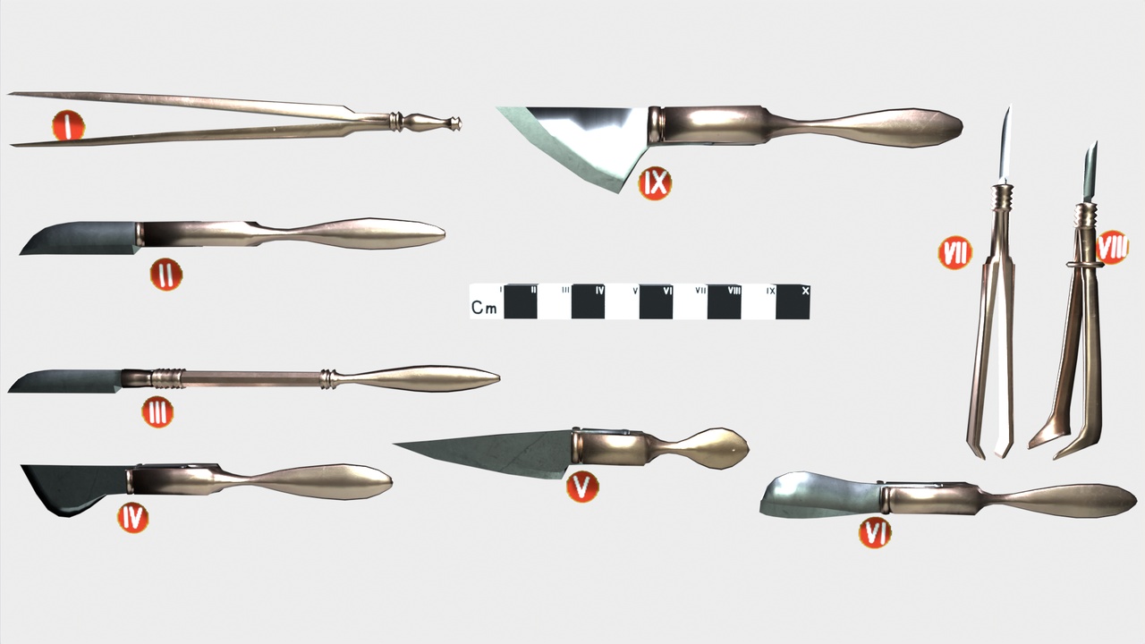 Media 1 for listing Roman medical instruments I