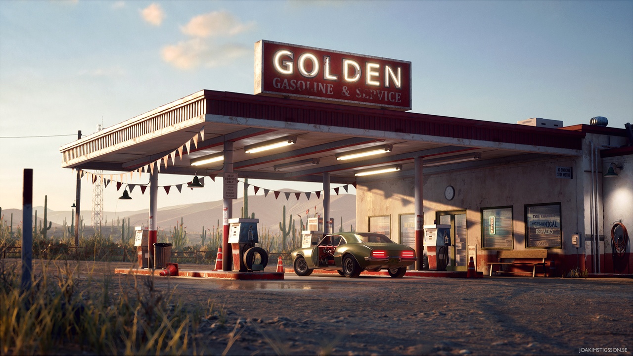 Media 1 for listing Desert Gas Station
