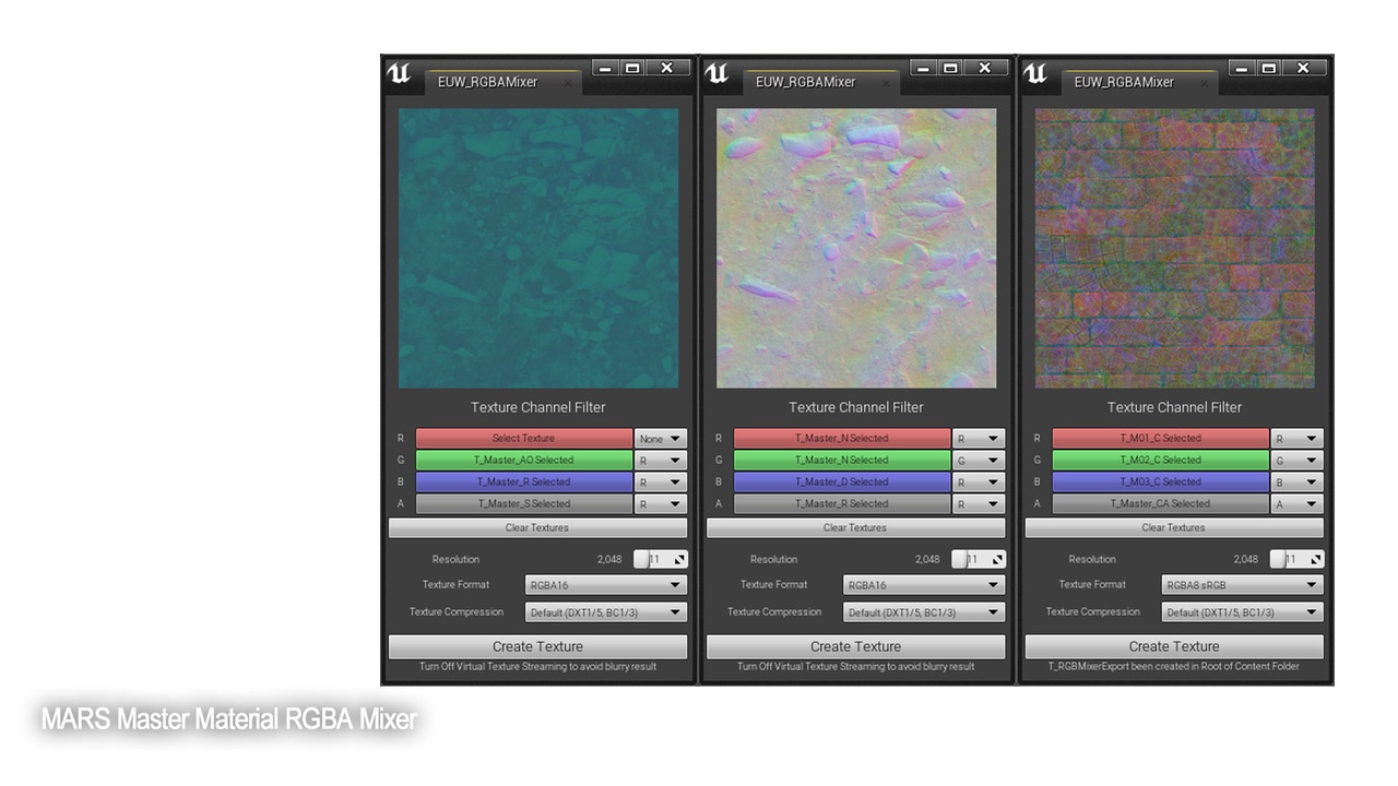Media 1 for listing MARS Master Material RGBA Mixer