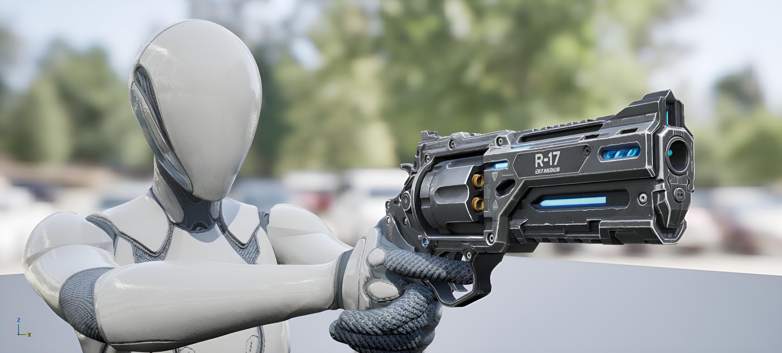 Media 1 for listing Futuristic Revolver