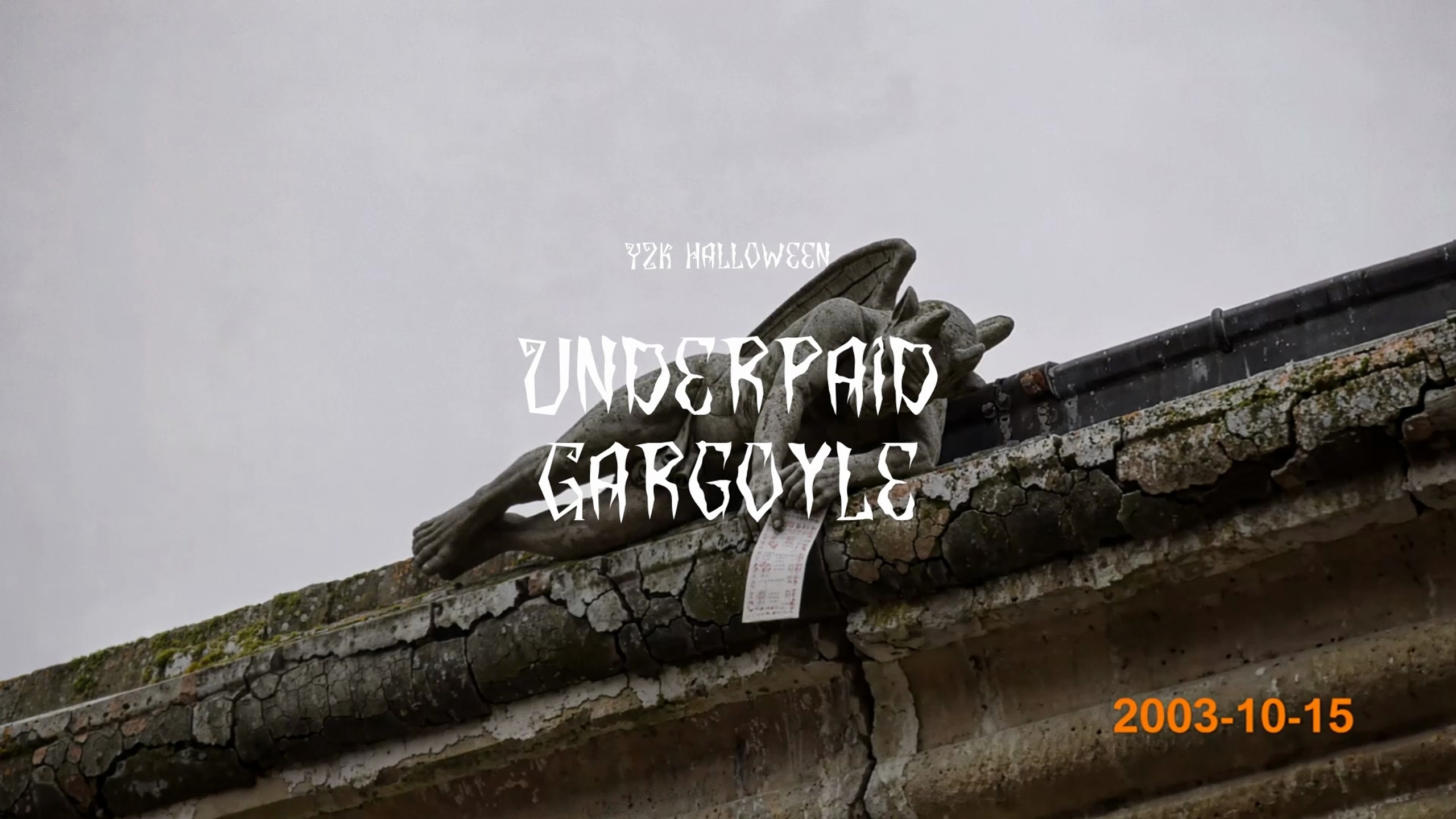 Media 1 for listing Underpaid Gargoyle / Y2K Halloween