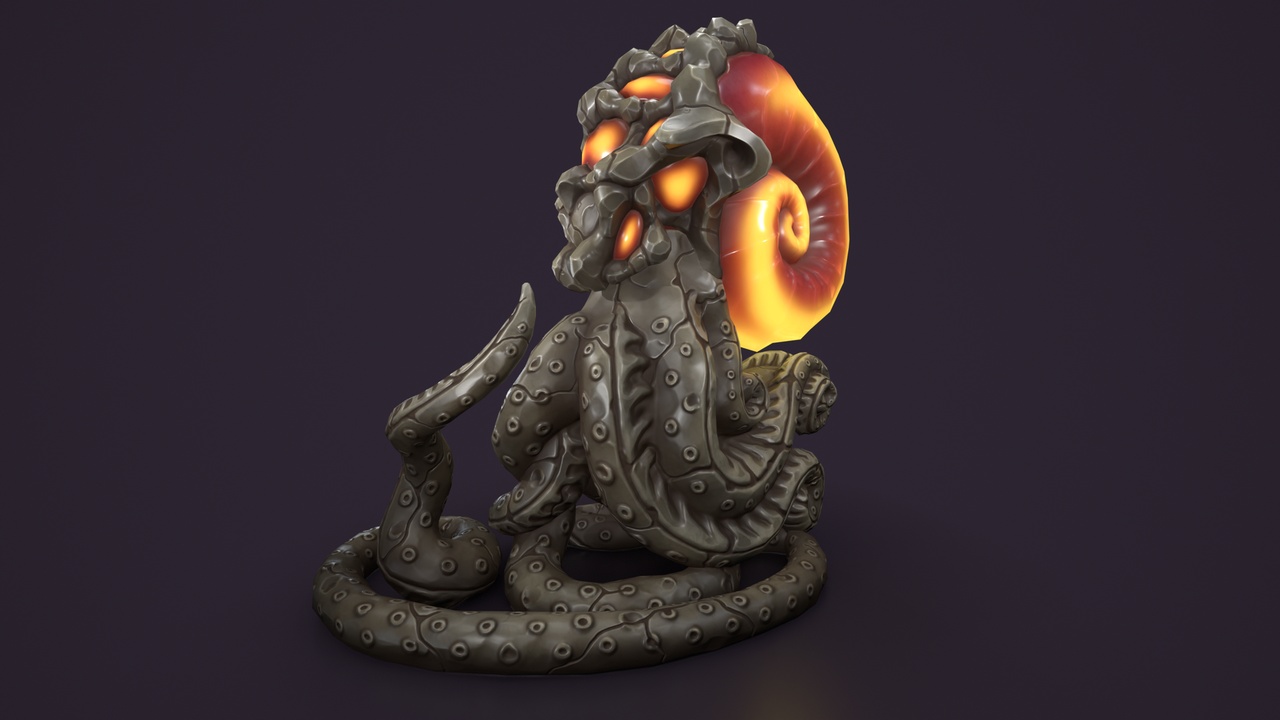 Media 1 for listing Ancient creature statue stone