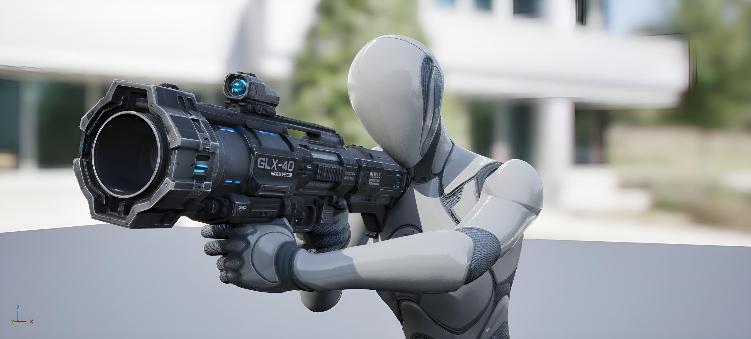 Media 1 for listing Futuristic Grenade Launcher