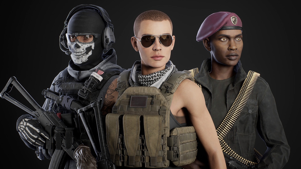 Media 1 for listing Female Bandits Military Characters