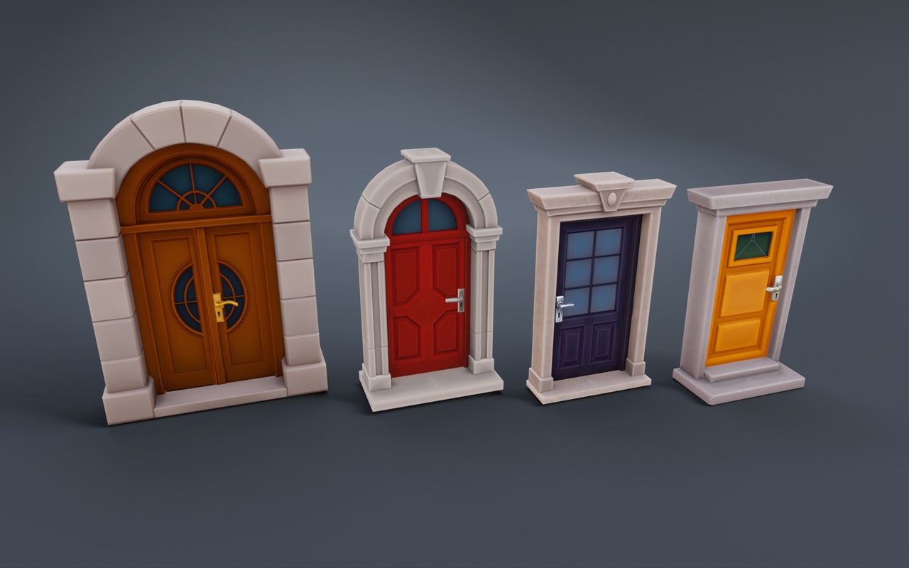 Media 1 for listing Stylized doors