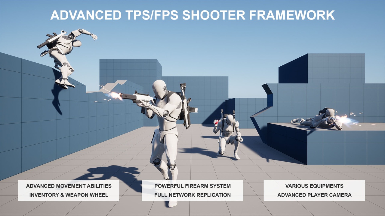 Media 1 for listing Advanced TPS/FPS Shooter Framework