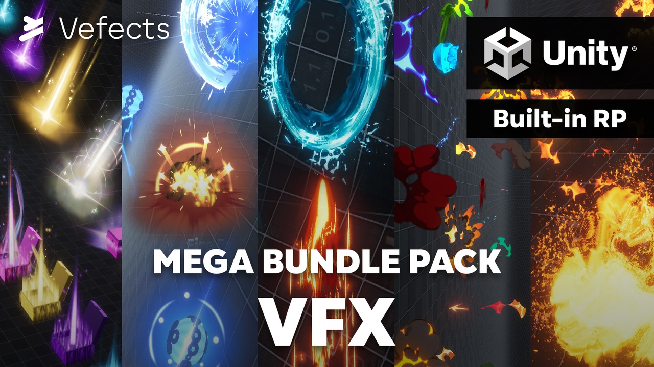Lightweight Rp Unity Built In RP - Unity - VFX Mega Bundle Pack | Fab