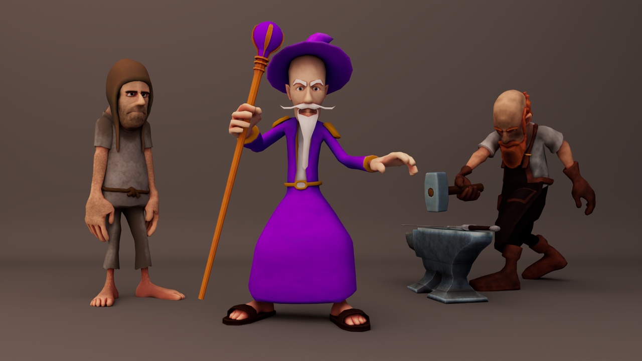 Media 1 for listing dReal Wizard Fantasy Character Pack