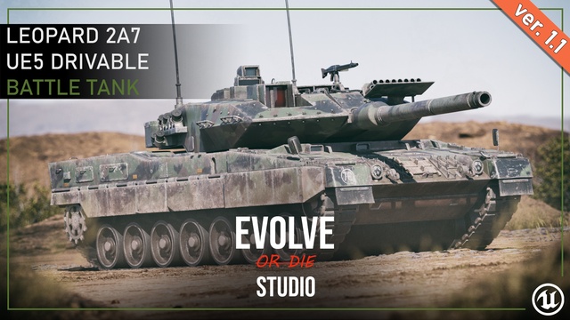 Tank Drivable Leopard Battle Tank