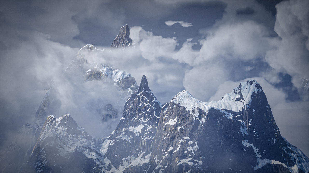 出品[FREE] Mountain Tops for Unreal Engine 5.3+のメディア1