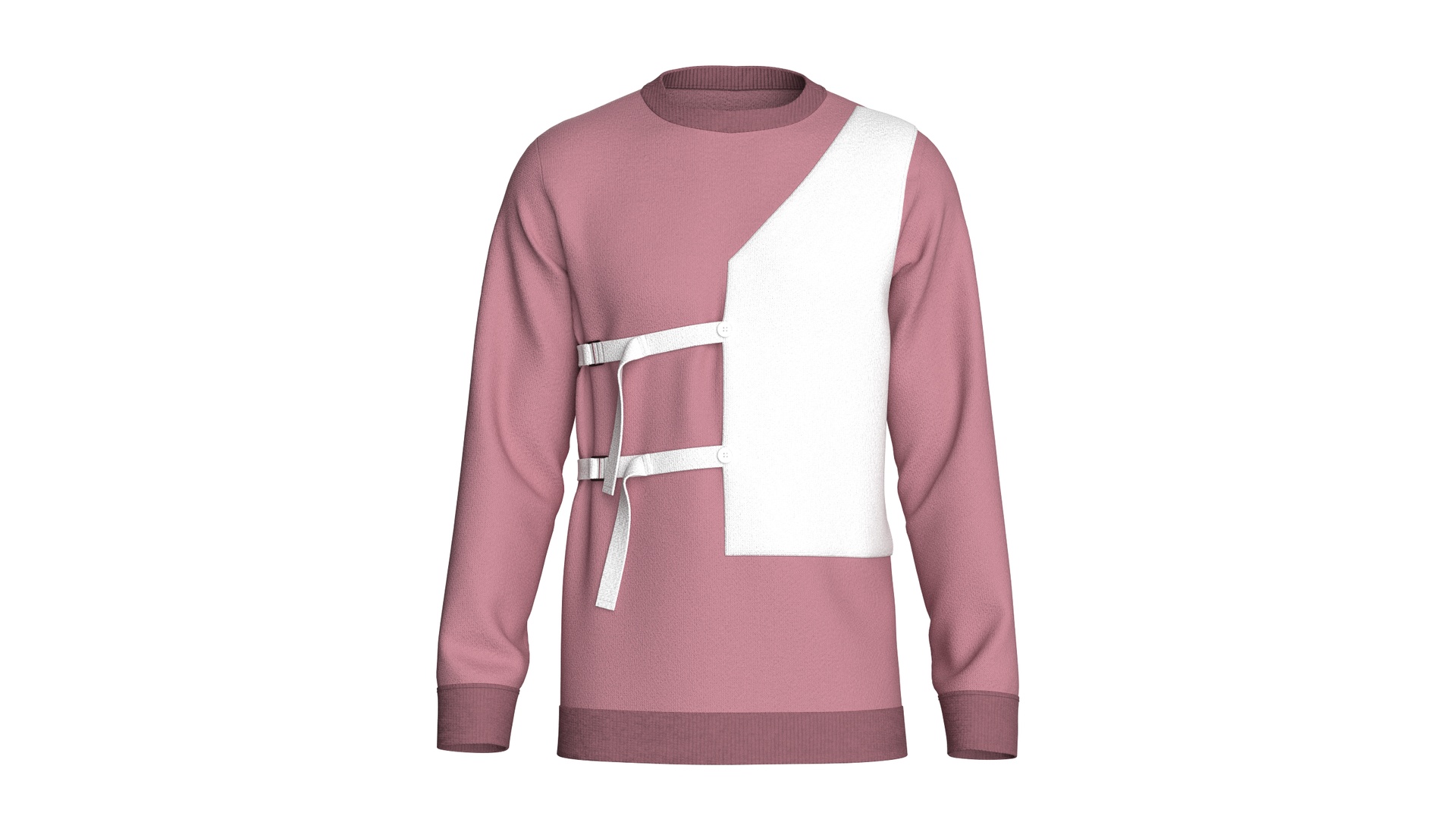 Media 1 for listing Men Asymmetric Sweatshirt | High Poly