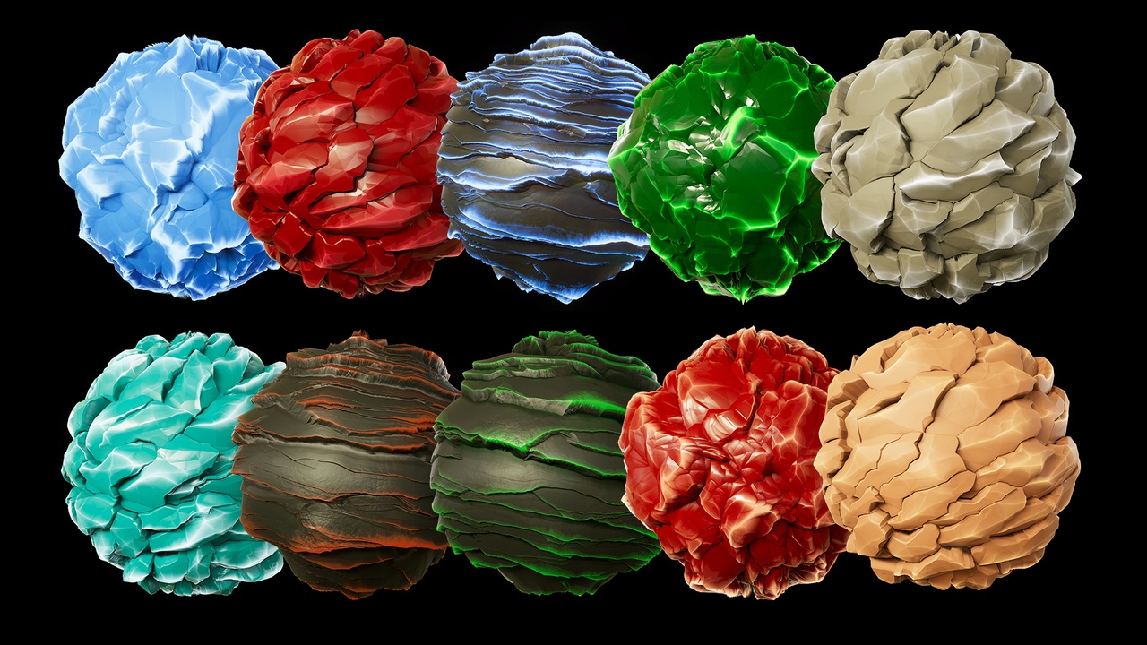 Media 1 for listing Stylized Material Pack