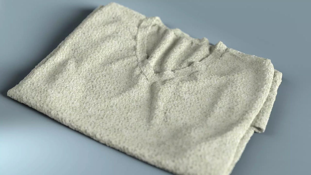 Media 1 for listing Folded T-Shirt Studio Pack - Marvelous Designer & Clo3D Production Source