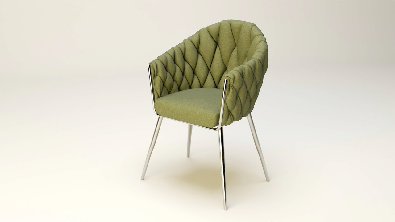 Media 1 for listing Modern Chair - Woven Velvet