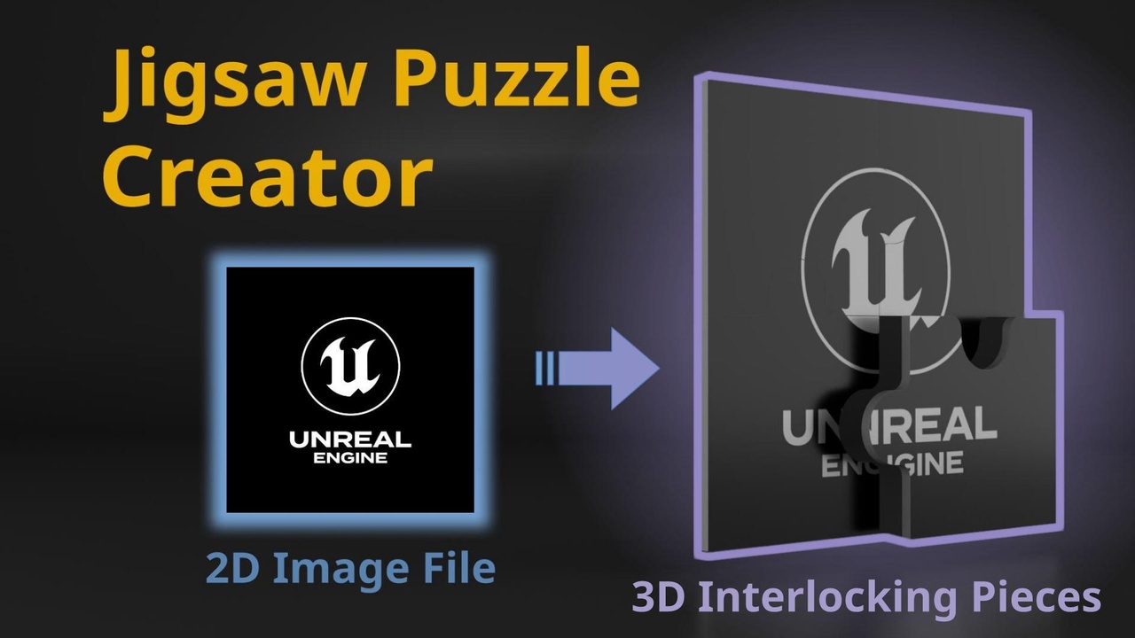 Media 1 for listing Jigsaw Puzzle Creator (Interlocking pieces)