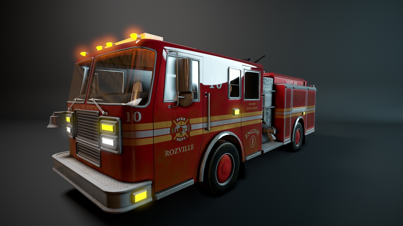 Media 1 for listing Firetruck Vehicle: (Driveable)