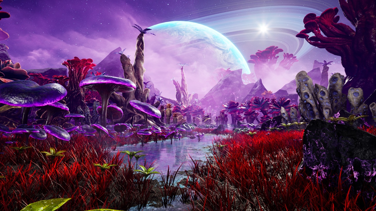 Média 1 pour l'article Alien Planet Fantasy Environment - Jungle Plants