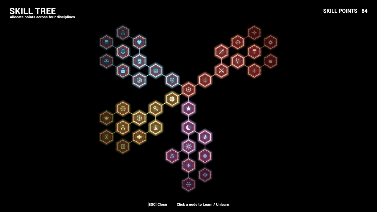 Media 1 for listing Hex Skill Tree - Data-Driven Skill Tree System with In-Editor Layout Editor