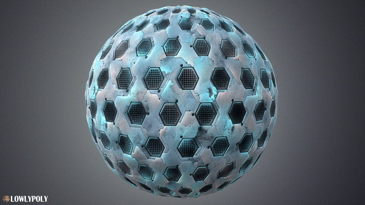 Media 1 for listing Sci-fi Vol.93 - Stylized Game Textures