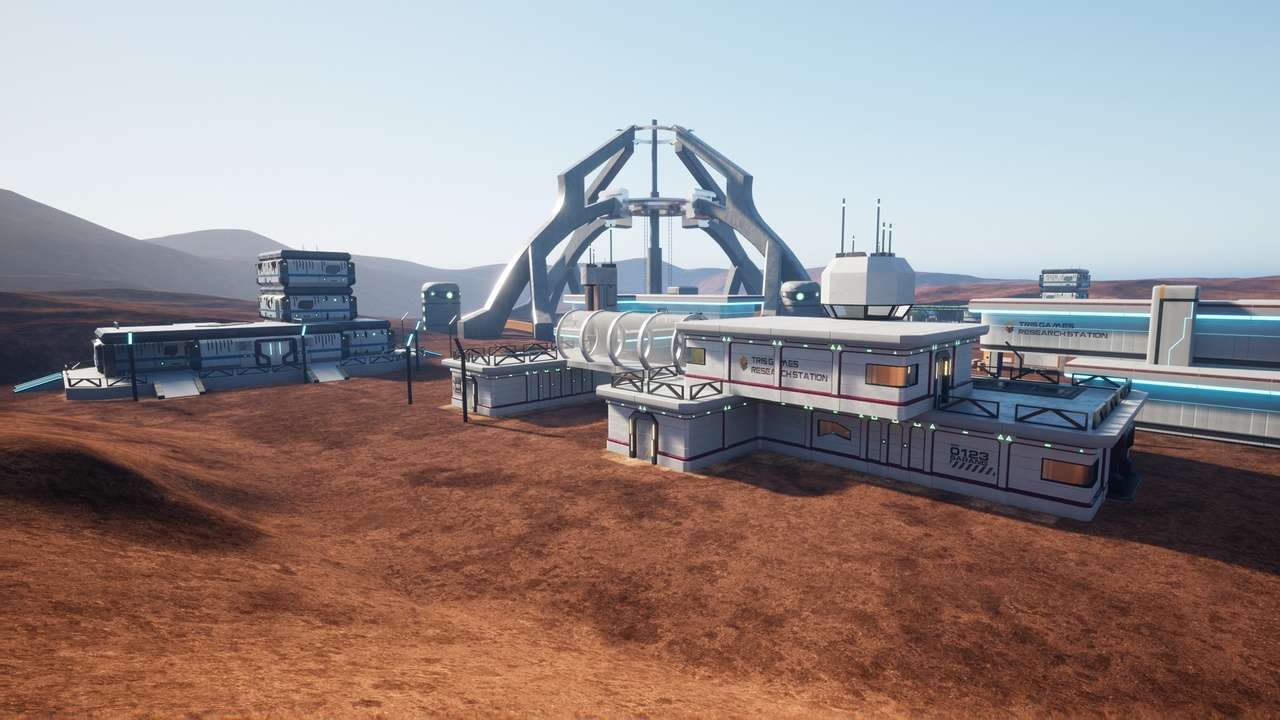 Media 1 for listing Modular Futuristic Mars Colony Environment