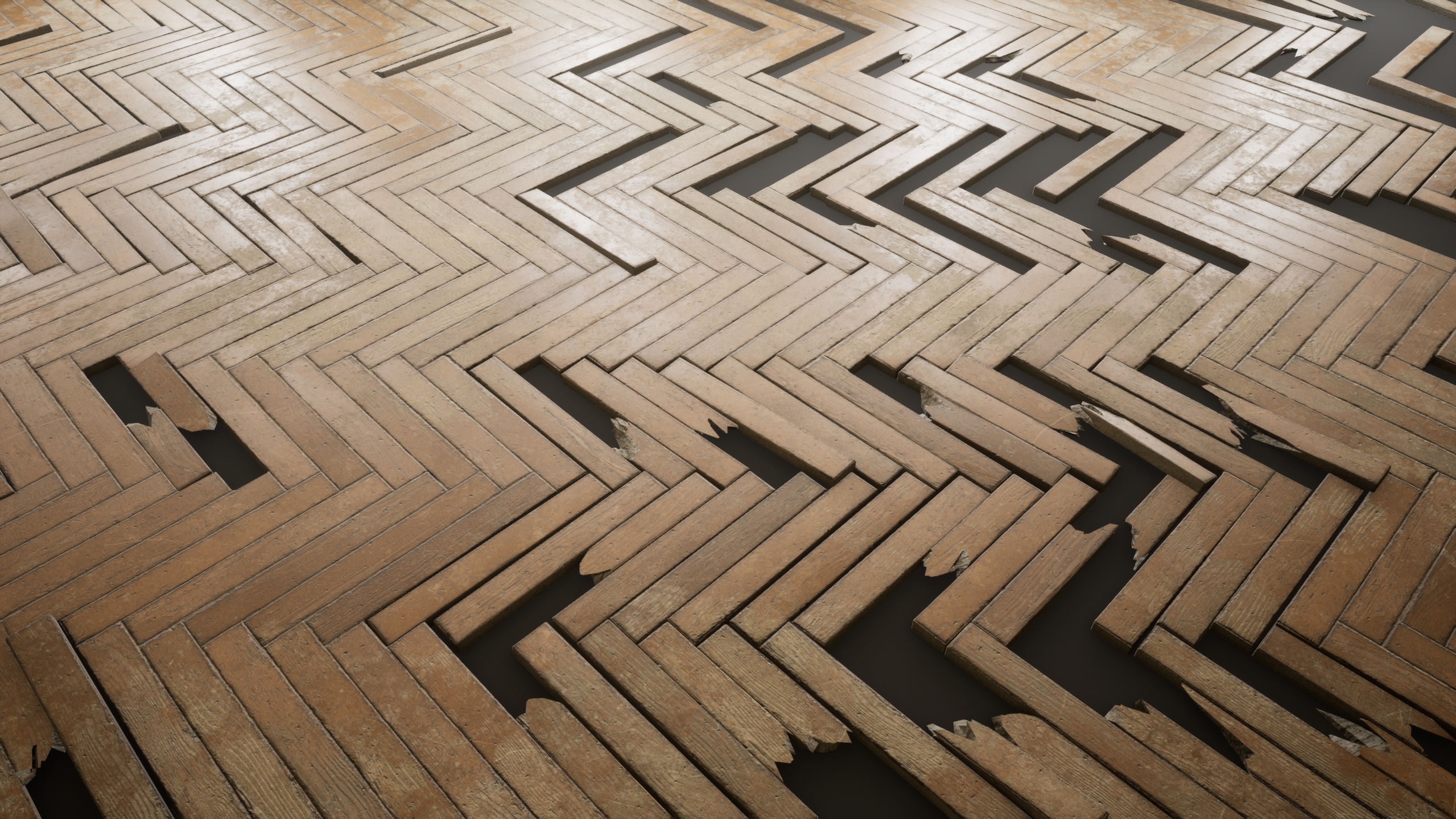 Modular Parquet Floor Pack | Fab