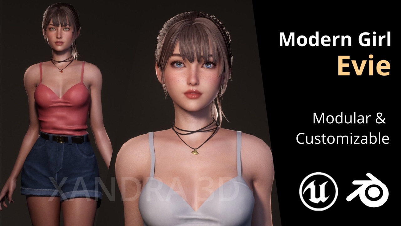 Media 1 for listing F3 Modern Girl Evie