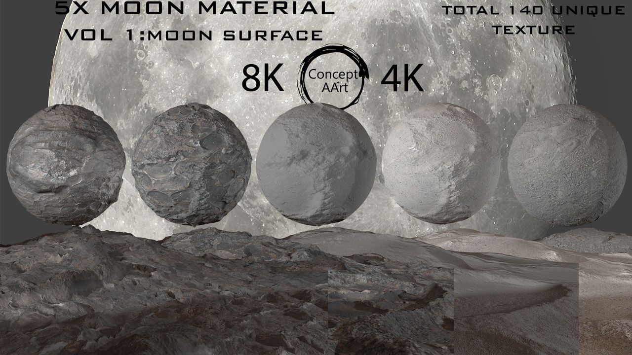 MOON VOL1:MOON SURFACE | Fab