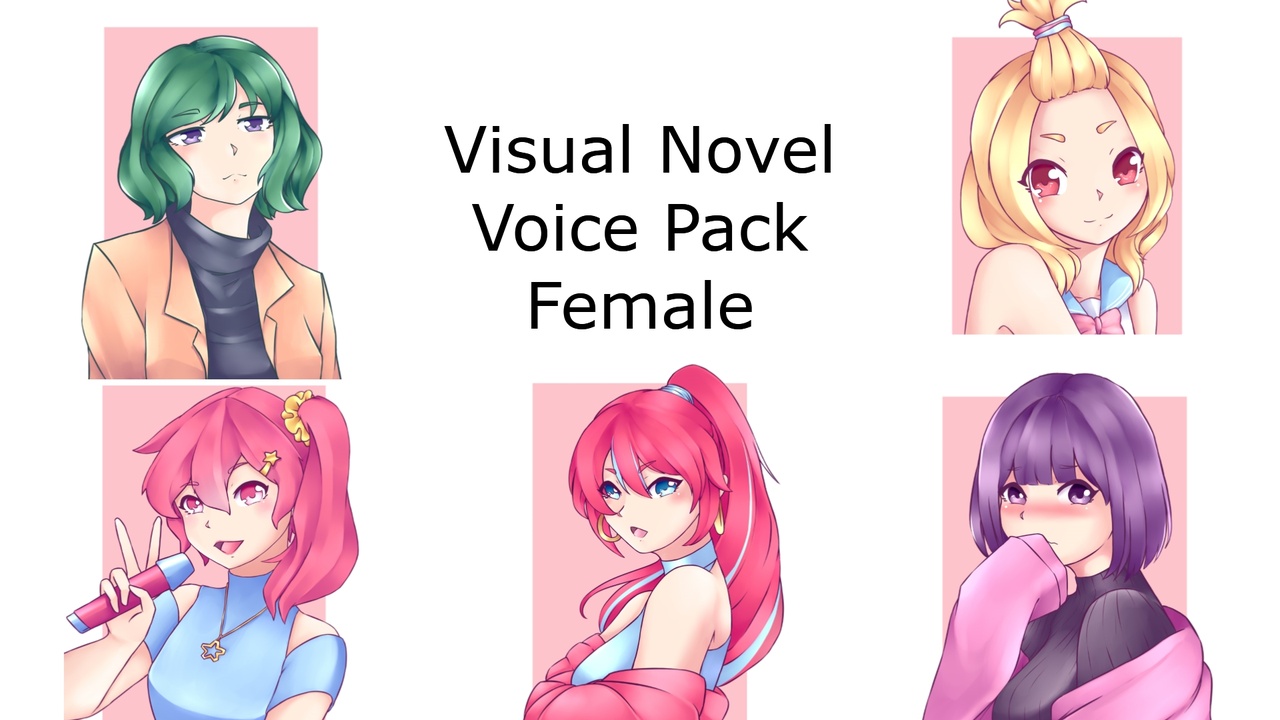 Media 1 for listing Visual Novel Voice Pack - Female