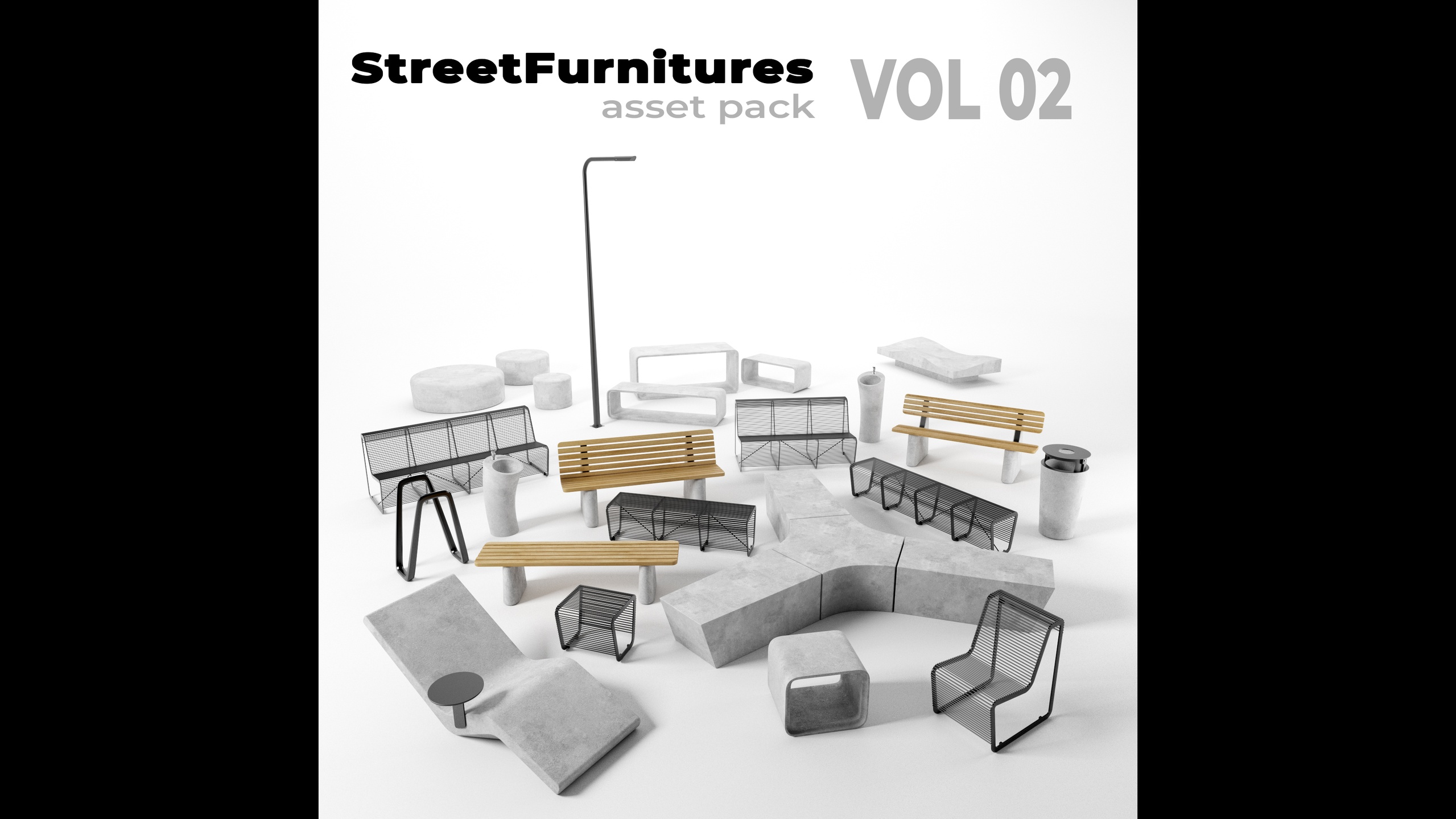 Media 1 for listing Street Furniture Pack -02-