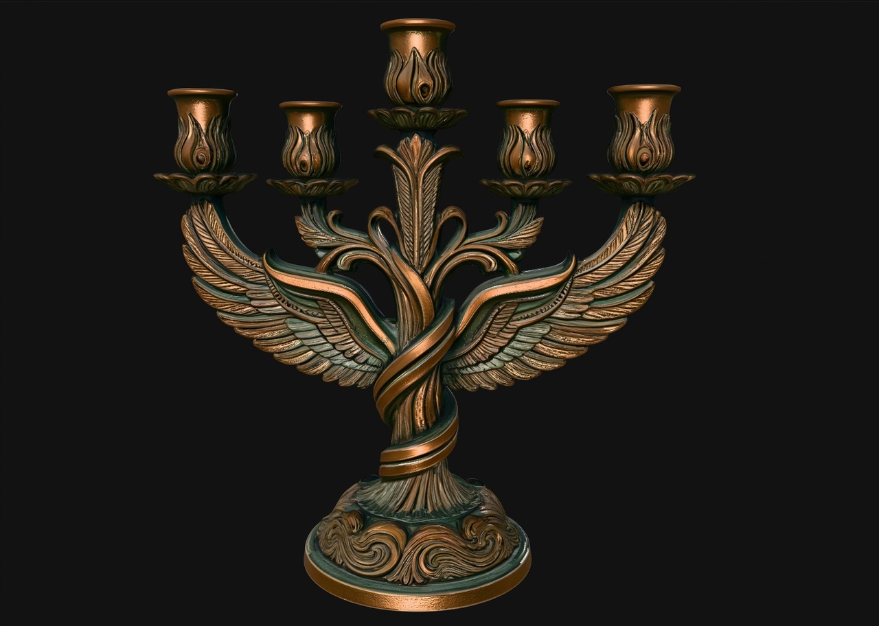 Media 1 for listing Winged Candelabra