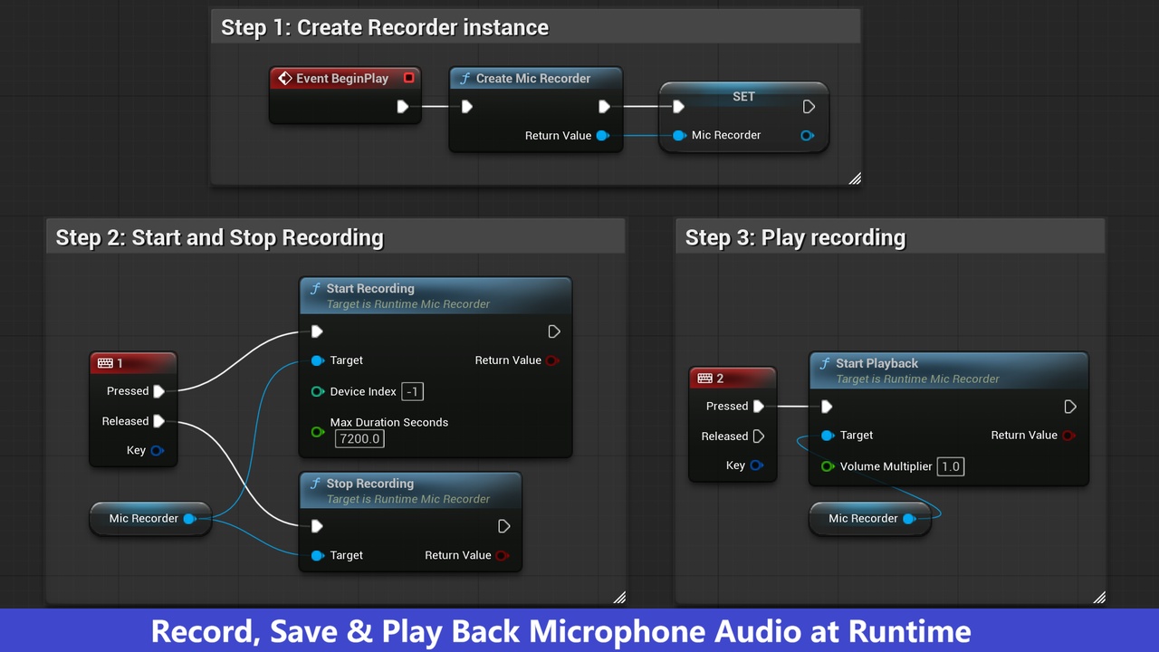 Media 1 for listing Runtime Voice Recorder