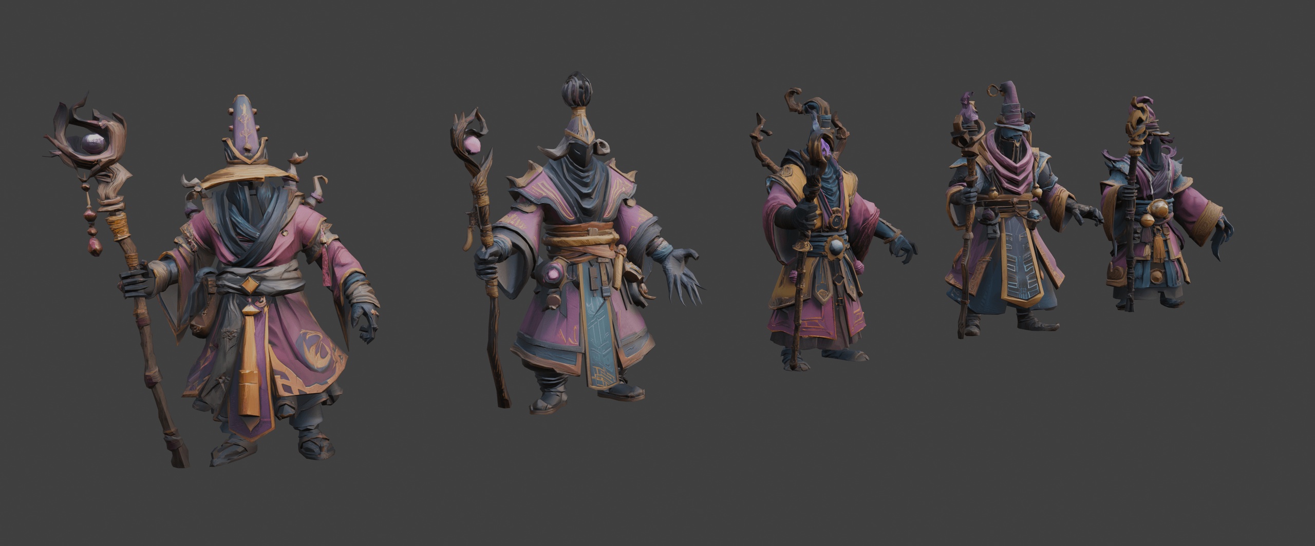Media 1 for listing Fantasy Arcane Cult đź”®(LowPoly)