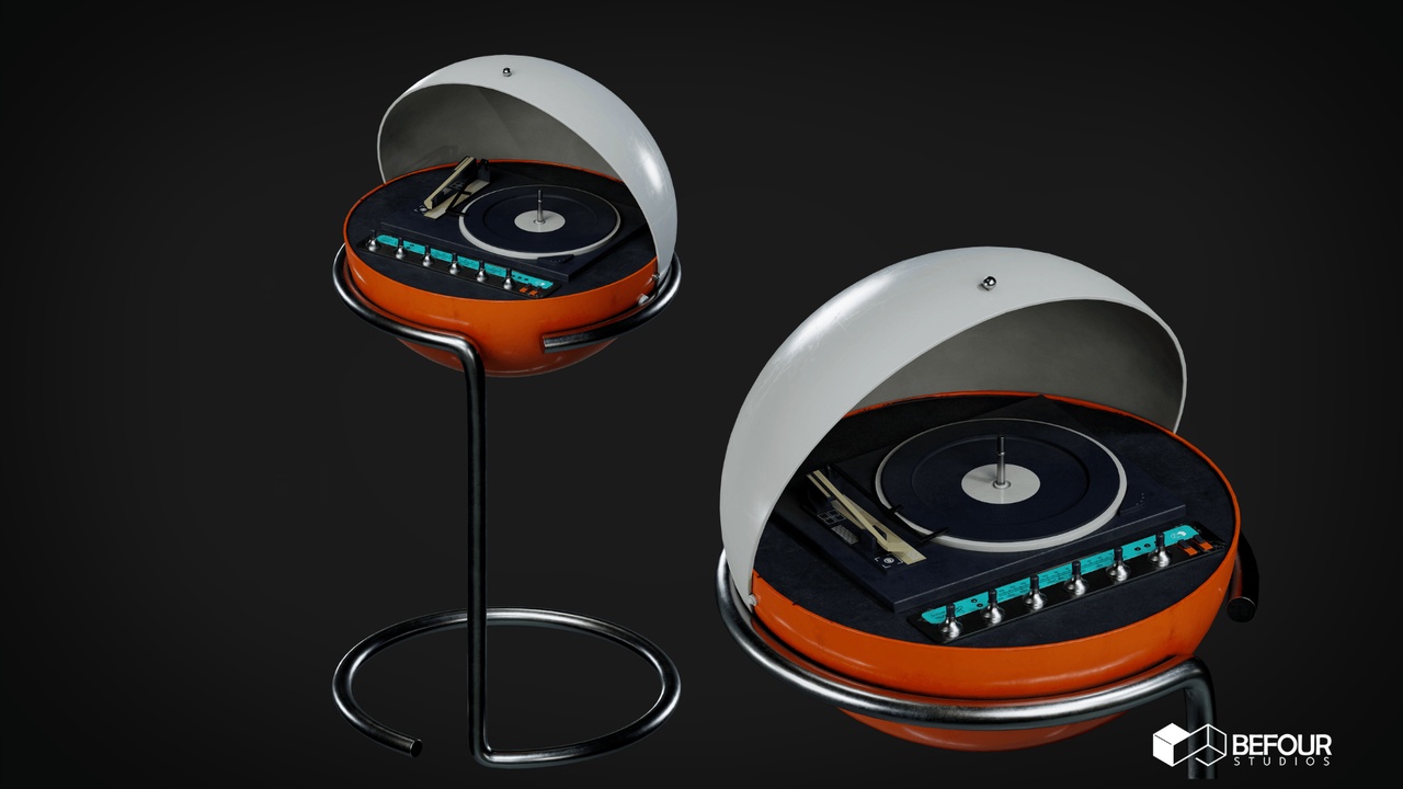 Media 1 for listing Retro Orbit Record Player