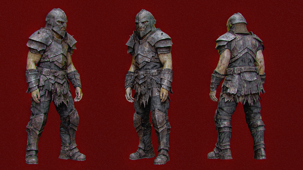 Media 1 for listing Orc Warrior and Goblin — Game Ready Character Pack