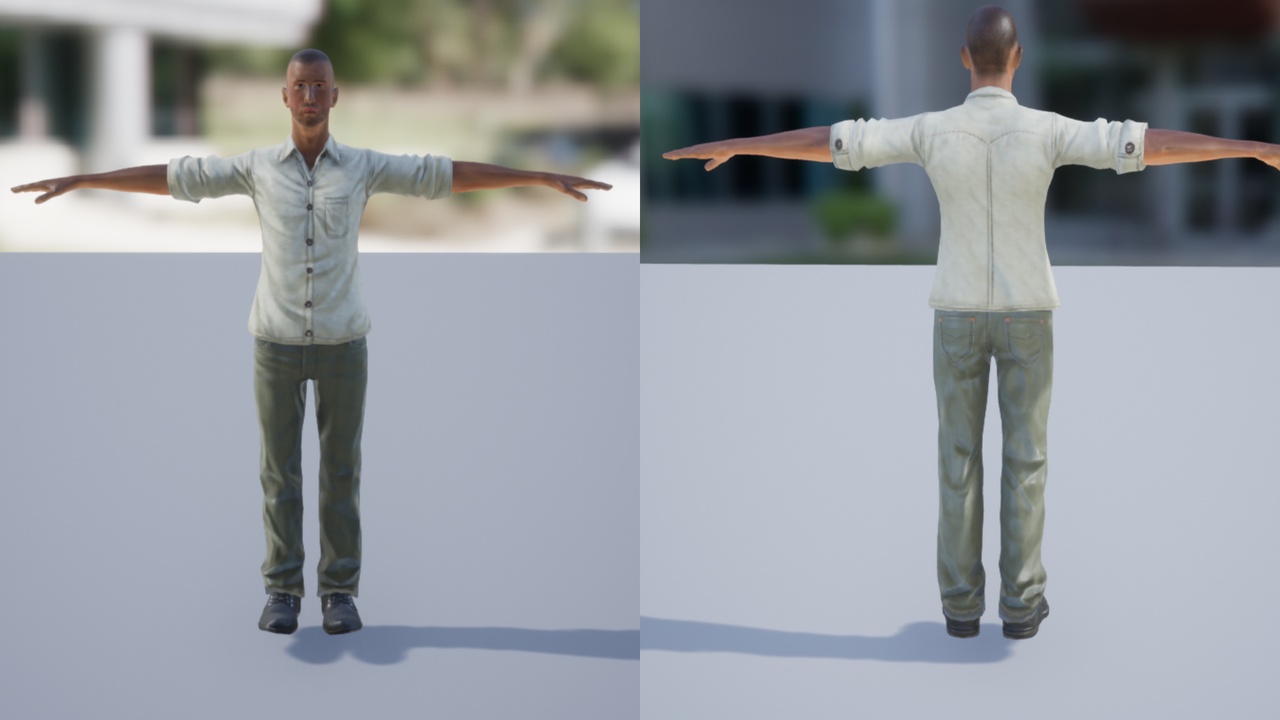 Basic NPC Man - Rigged | Fab