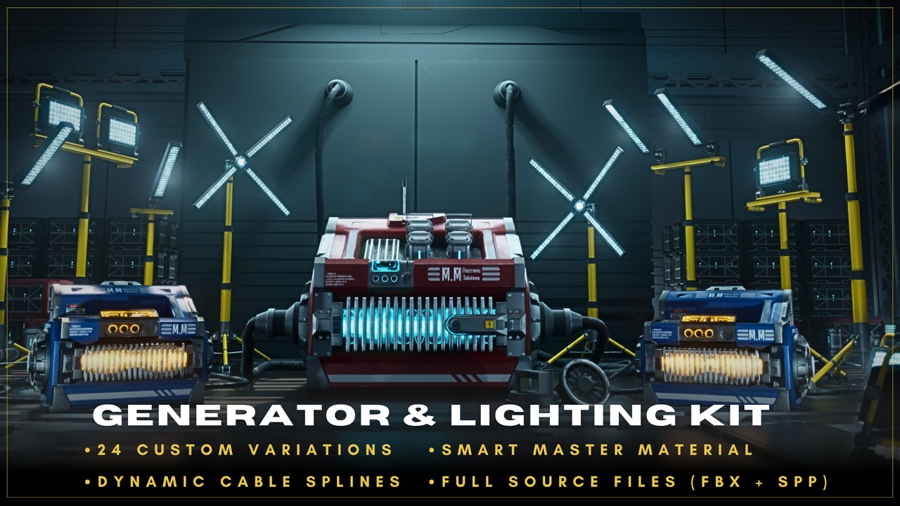 Media 1 for listing Generator & Lighting Asset Pack