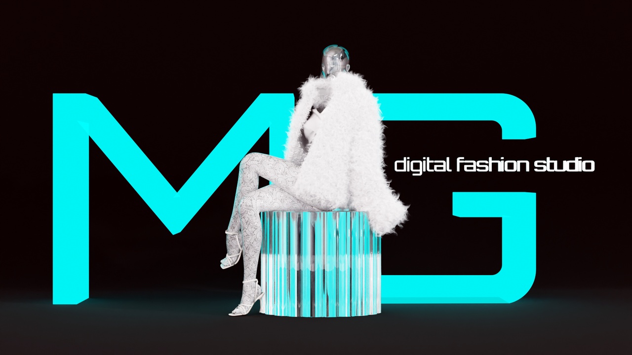 Media 1 for listing White Fur Outfit – High-Poly 3D Model with Adjustable Materials