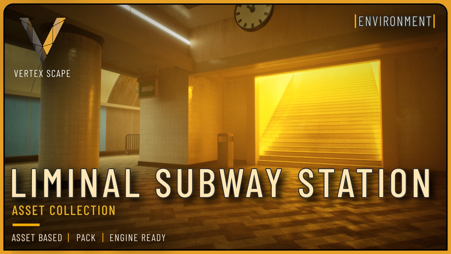Liminal Subway Station - Modular Metro Environment | Fab