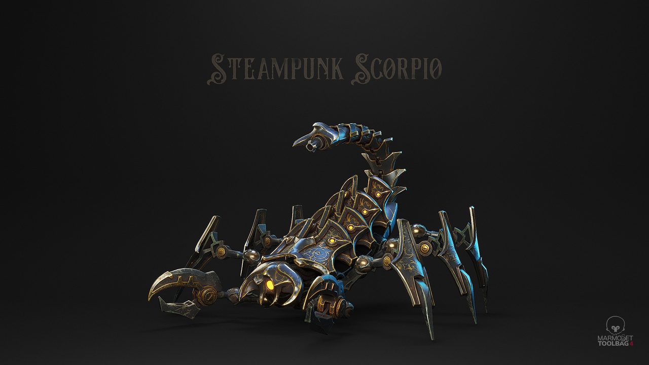Media 1 for listing Steampunk Scorpio