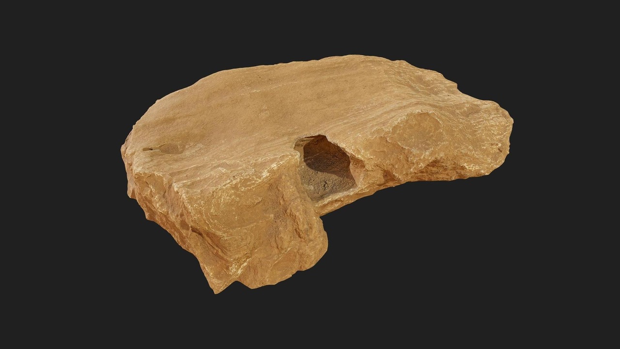 Media 1 for listing Cave African Rock Plain Stone Small 04