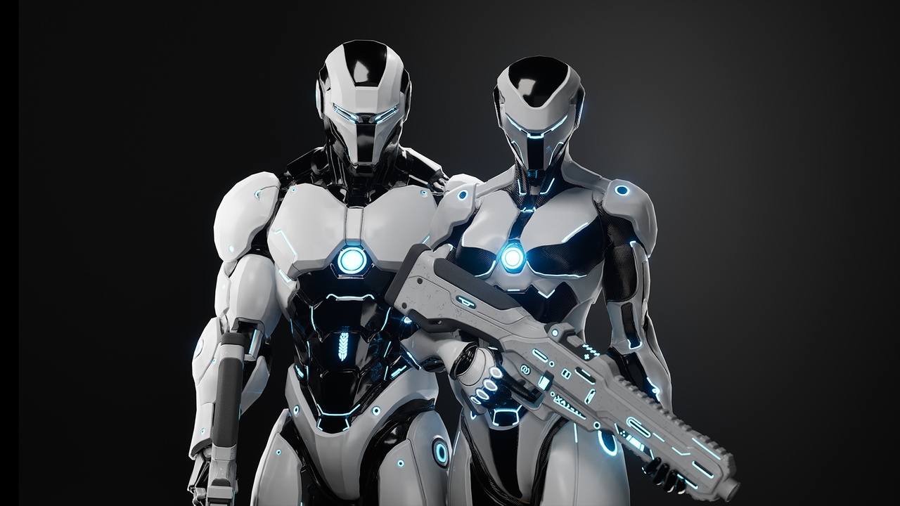 Media 1 for listing Robot Man and Girl