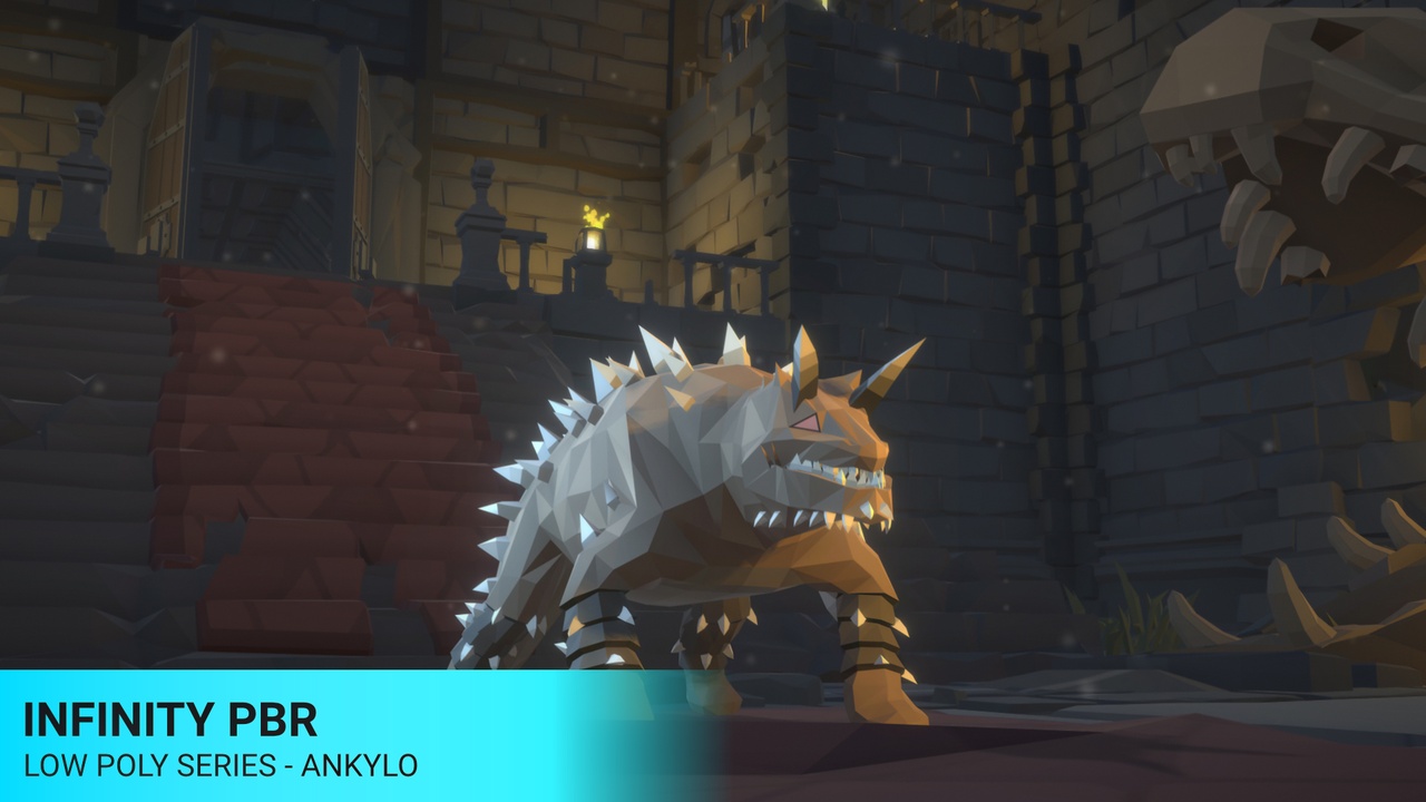 Media 1 for listing Low Poly - Ankylo