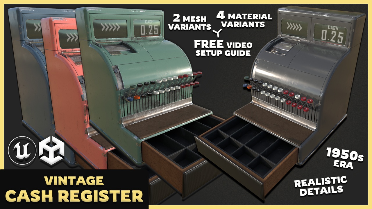 Media 1 for listing Vintage Cash Register