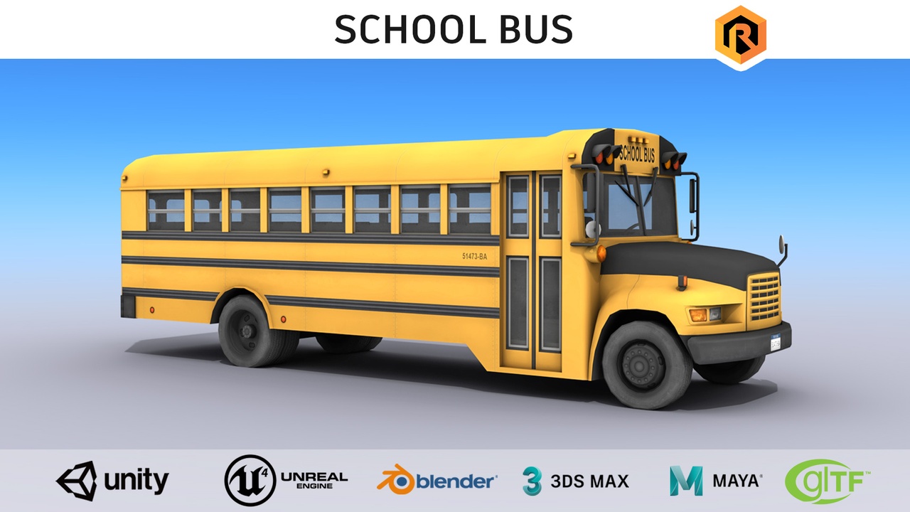 School Bus 제품 등록 을 위한 미디어 1개