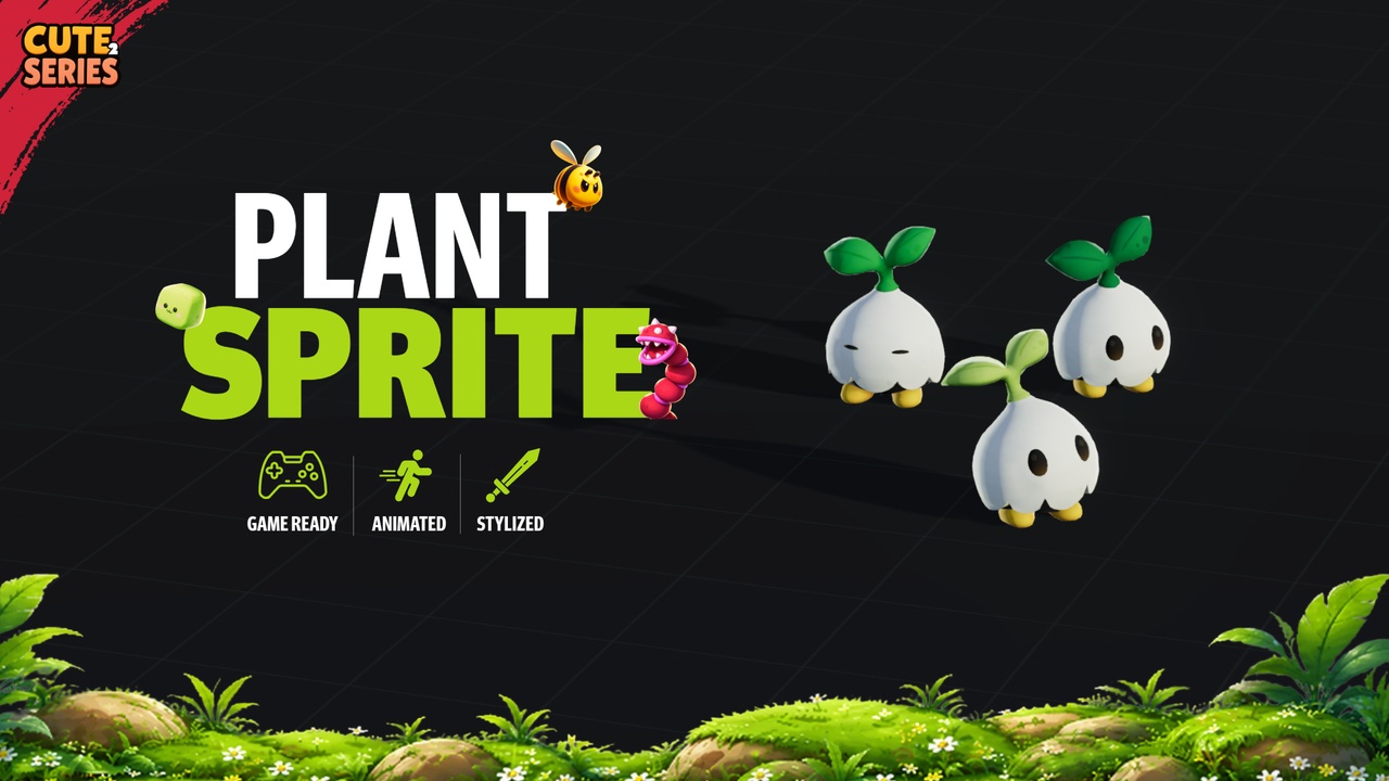 Media 1 for listing Plant Sprite Cute Series