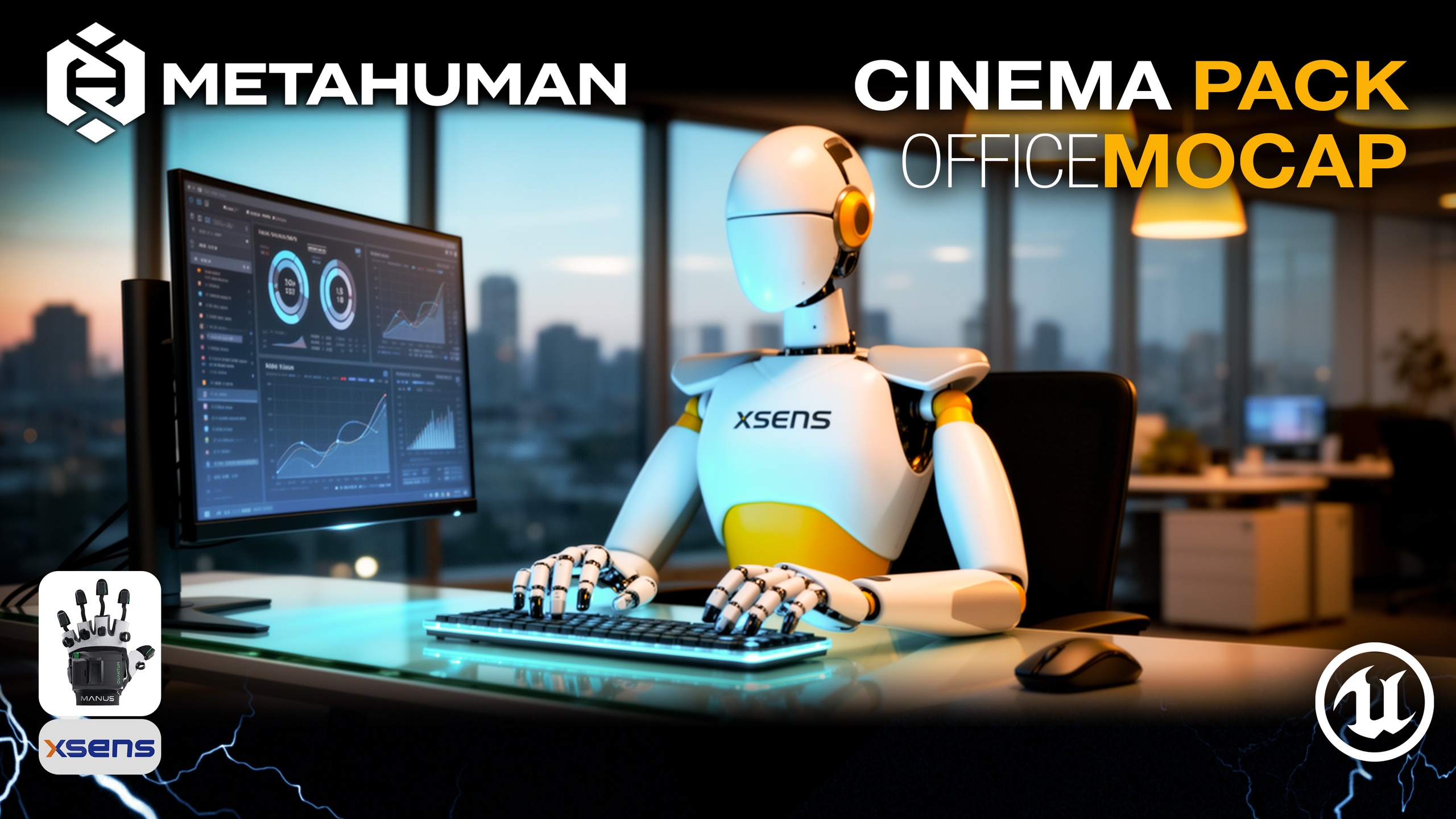 Media 1 for listing MetaHuman Cinema Pack : Office Mocap
