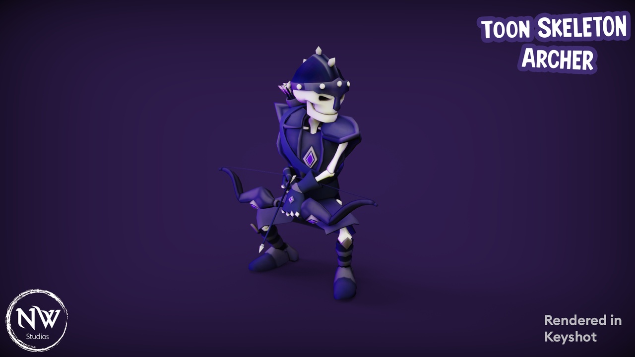 Media 1 for listing Toon Skeleton Archer