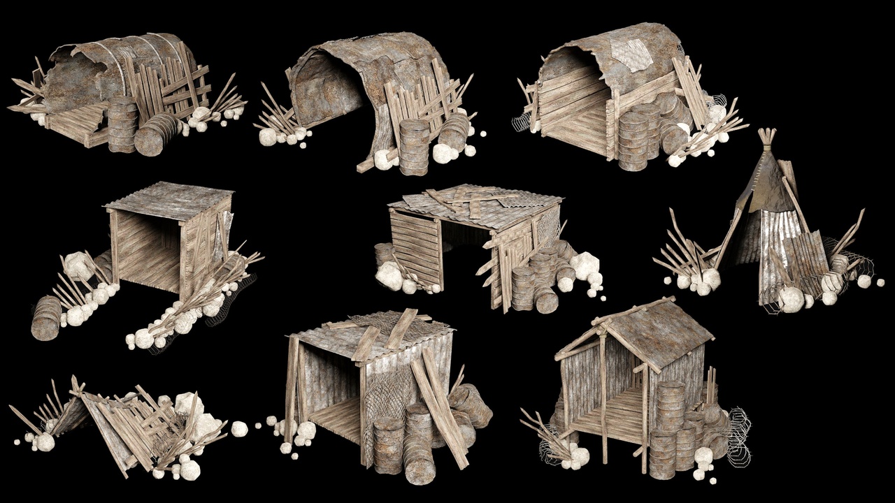 Media 1 for listing Post Apo Improvised Shelters